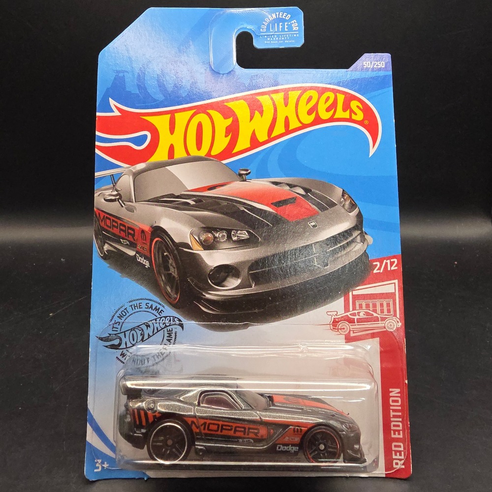 Hot Wheels Dodge Viper SRT10 ACR Grey 2018 Red Edition Mopar Target Exclusive